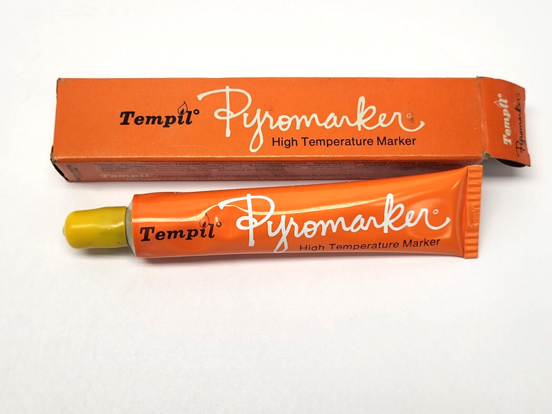 Tempil Pyromaker Yellow 1/8" High Temperature Marker - Maverick Industrial Sales