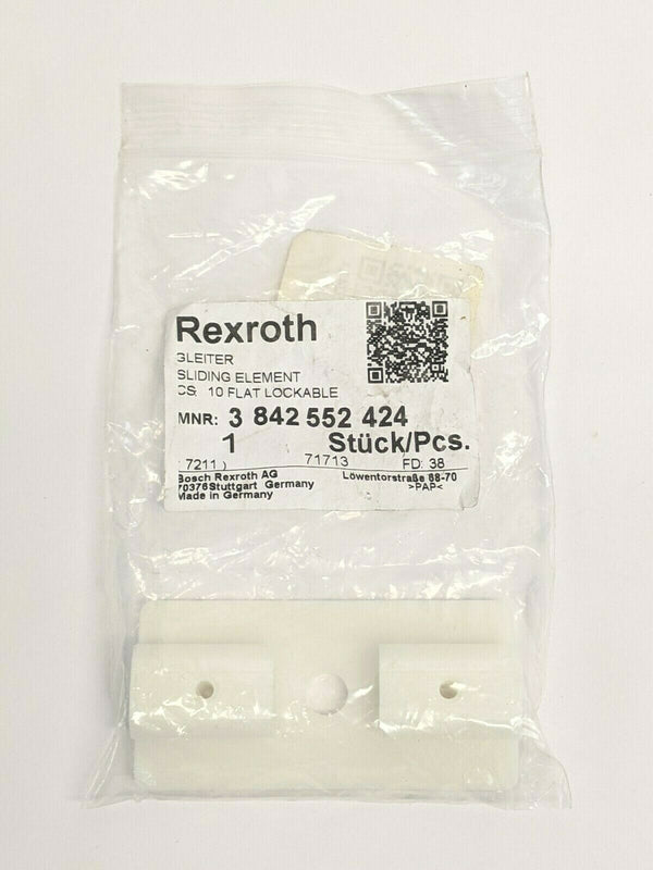 Bosch Rexroth 3842552424 Sliding Element 10 Flat Lockable - Maverick Industrial Sales