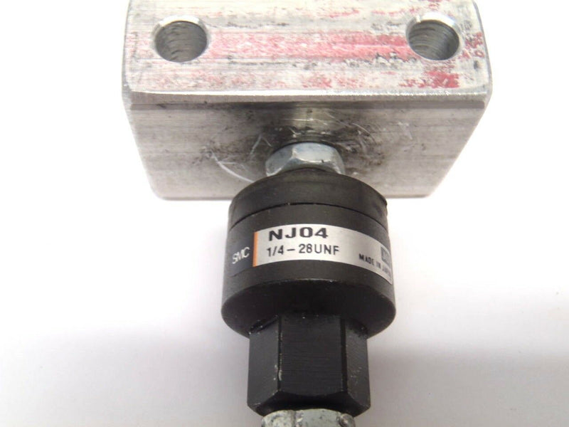 SMC NCDMB075-0200C Air Cylinder w/ NJ04 Floating Joint & 2) D-B53 Reed Switch - Maverick Industrial Sales