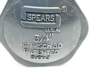 Spears 848-007 Threaded Female Cap Fitting 3/4" SCH 80 2UC1A3 LOT OF 2 - Maverick Industrial Sales