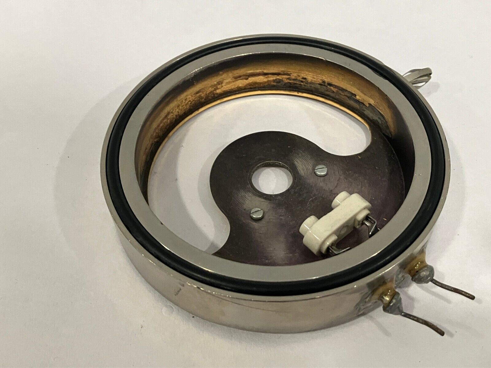 Gold Plating Oscillator System Filament Fixture 3.87" OD, 3" ID, .75" H - Maverick Industrial Sales