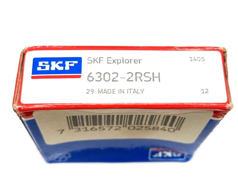 SKF 6302-2RSH Deep Groove Ball Bearing 15mm Bore 42mm OD 13mm Wide LOT OF 4 - Maverick Industrial Sales