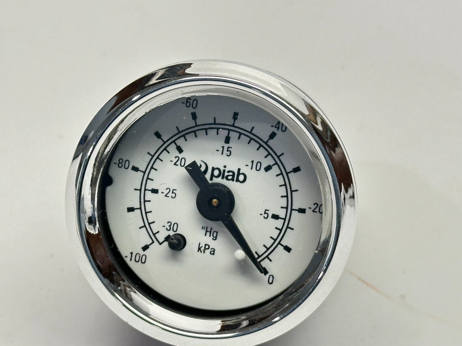 Piab 31.01.602 Vacuum Gauge w/ Nut -100kPa/-30inHg - Maverick Industrial Sales