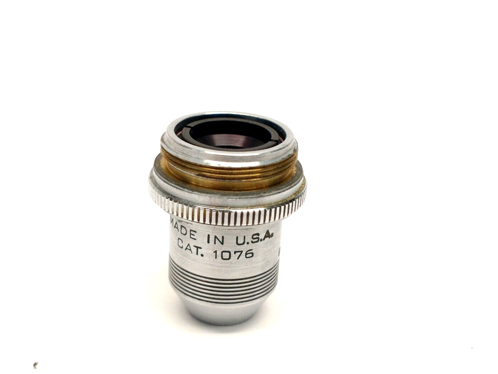 American Optical 1076 Microscope Objective Lens 10x N.A. .25 - Maverick Industrial Sales