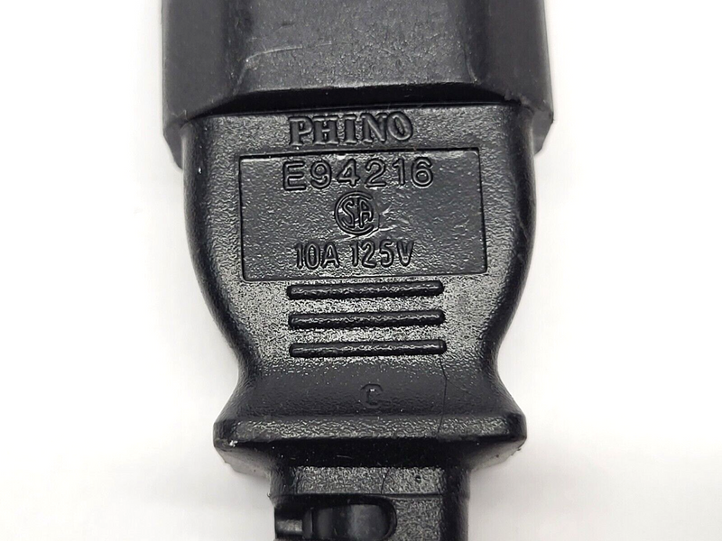 Phino E94216 Power Cord Toggle Switch Black PHS-301 13A 125V LOT OF 2 - Maverick Industrial Sales