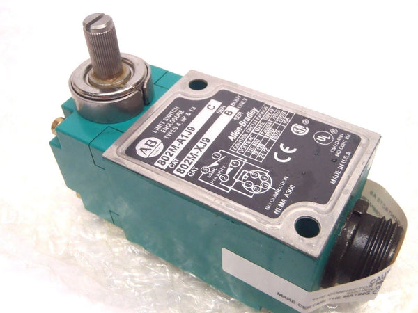 Allen Bradley 802M-A1J9 SER C. Pre-Wired Factory Sealed Limit Switch - Maverick Industrial Sales