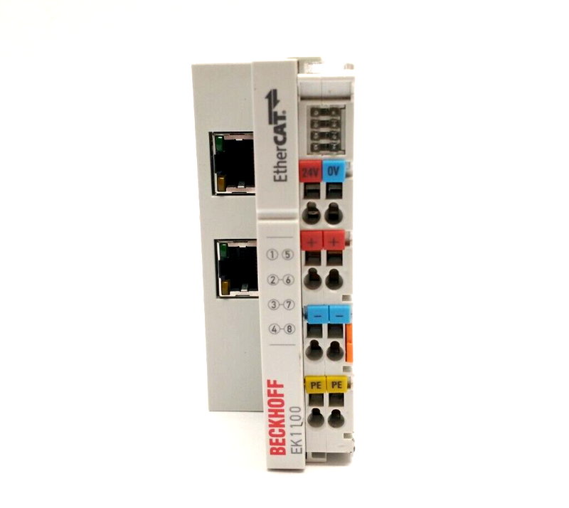 Beckhoff EK1100 Rev. Nr. 0018 EhterCAT Ethernet Coupler Module - Maverick Industrial Sales