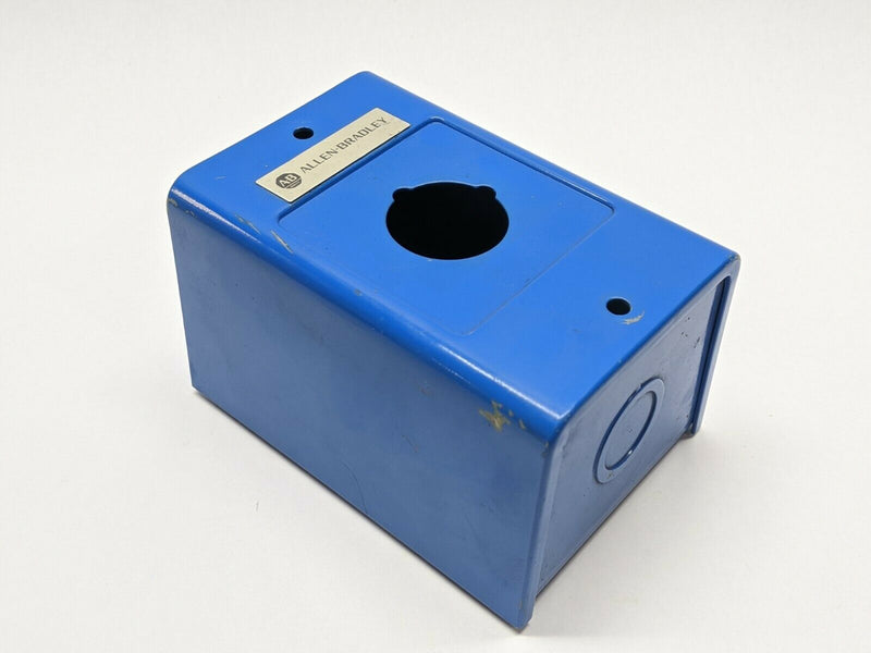 Allen Bradley 800H-1HZ Blue Painted Steel Electrical Enclosure 4-1/2"x3"x3" - Maverick Industrial Sales