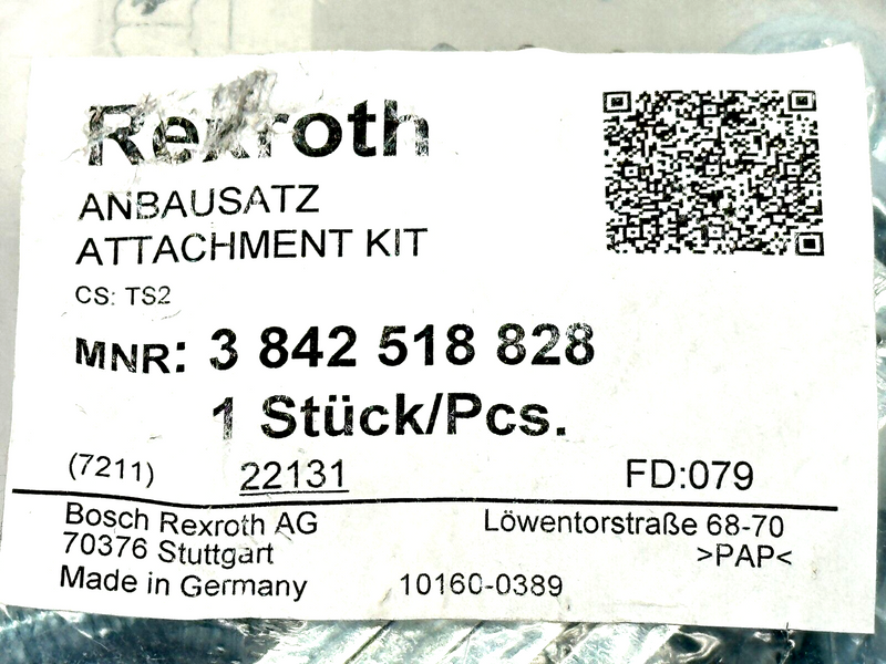 Bosch Rexroth 3842518828 Attachment Kit - Maverick Industrial Sales