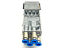 Festo VMPA2-FB-AP-2-1 Sub Base w/ VMPA2-FB-EMG-4 and (2x) VMPA2-RP Covers - Maverick Industrial Sales