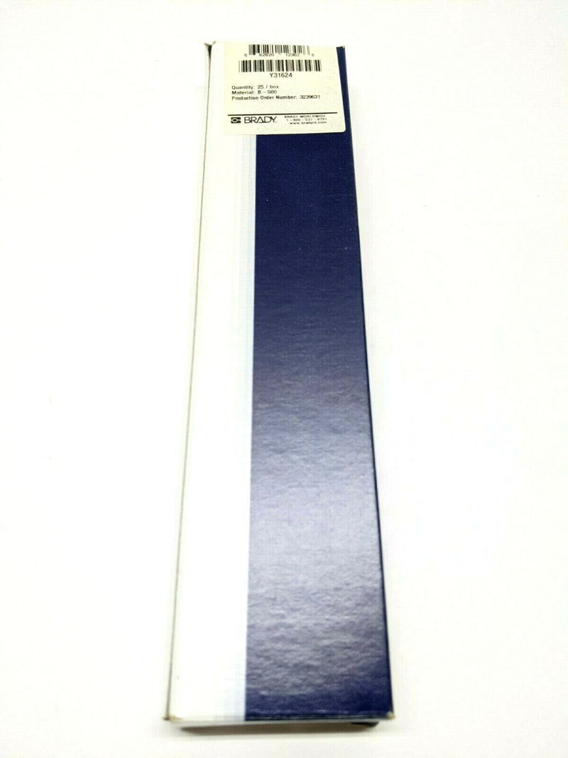 Brady WM-K-O Vinyl Cloth Wire Marker 12302 LOT OF 25 Sheets - Maverick Industrial Sales