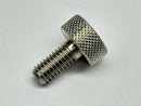 Knurled-Head Thumb Screw M6 x 1mm Thread Size 13mm Long SS Low Profile LOT OF 8 - Maverick Industrial Sales