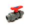 4PGA5 Ball Valve PVC Inline True Union 1/2" Pipe Size, Socket Ends - Maverick Industrial Sales