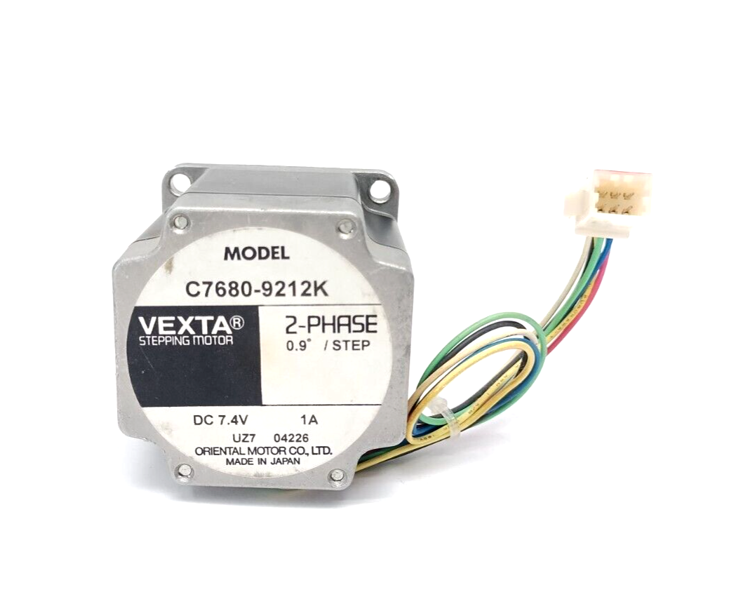Oriental Motor C7680-9212K VEXTA 2-Phase Stepping Motor 7.4VDC 1A - Maverick Industrial Sales