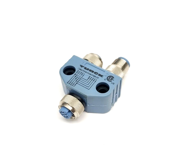 Turck VB2-FKM-FKM-FSM 57 Fieldbus Y-Splitter M12 5-Pin DeviceNET CANopen 6602331 - Maverick Industrial Sales