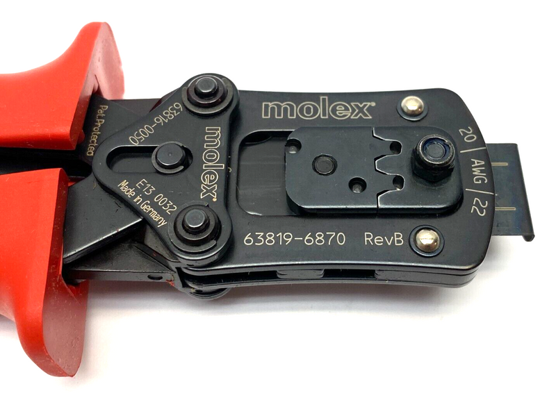 Molex 63819-6800 Rev. B Crimping Hand Tool - Maverick Industrial Sales