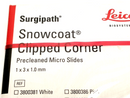 Leica 3800383 Snowcoat Surgipath Clipped Corner Micro Slides Green 1/2 Gross - Maverick Industrial Sales
