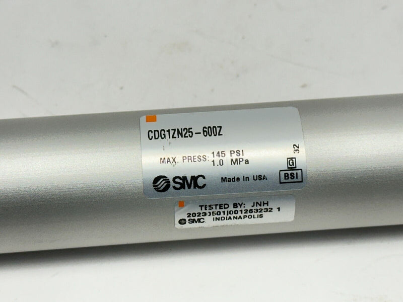SMC CDG1ZN25-600Z Round Body Pneumatic Cylinder 25mm Bore 600mm 