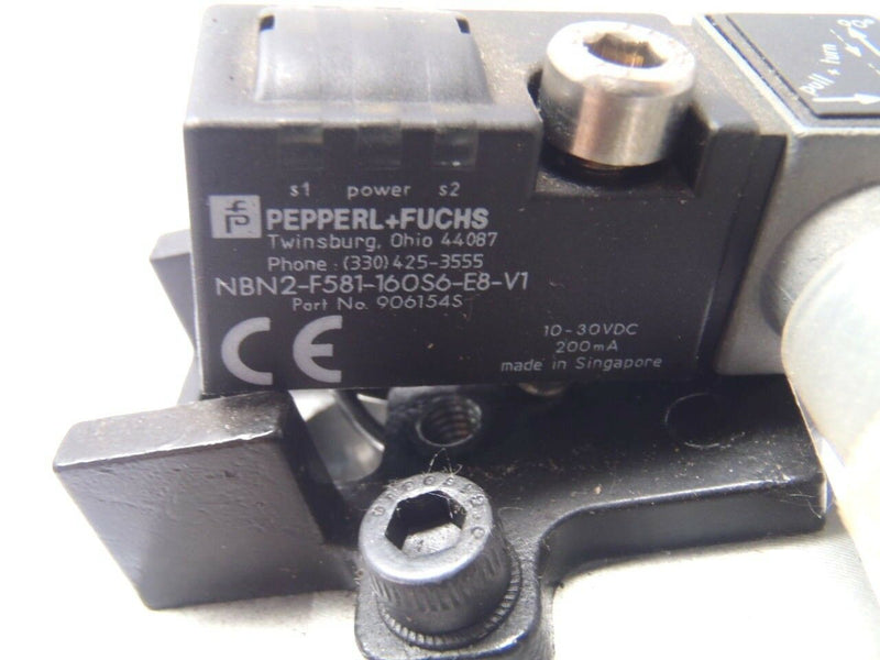 Norgren EC63DA1090AD3010 Power Clamp W/ Pepperl+Fuchs NBN2F581160S6E8V1 Sensor - Maverick Industrial Sales