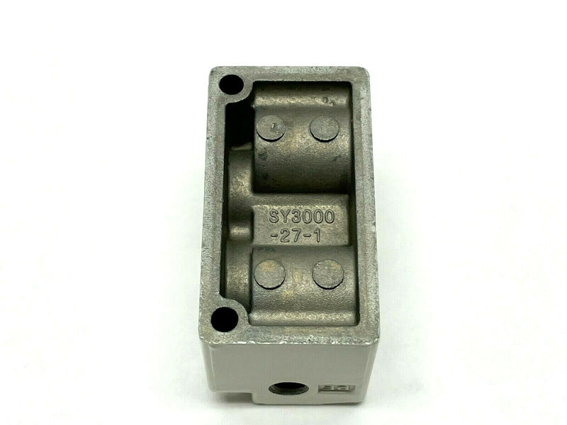 SMC SY3000-27-1 Sub-plate for Solenoid Valve - Maverick Industrial Sales