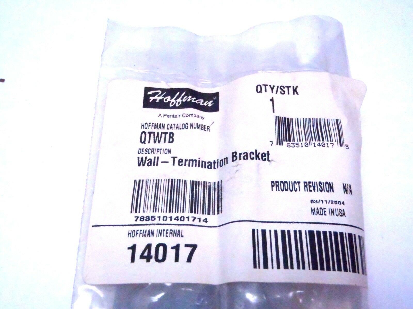 Hoffman OTWTB / 14017 Wall - Temination Braket 9.5" - Maverick Industrial Sales