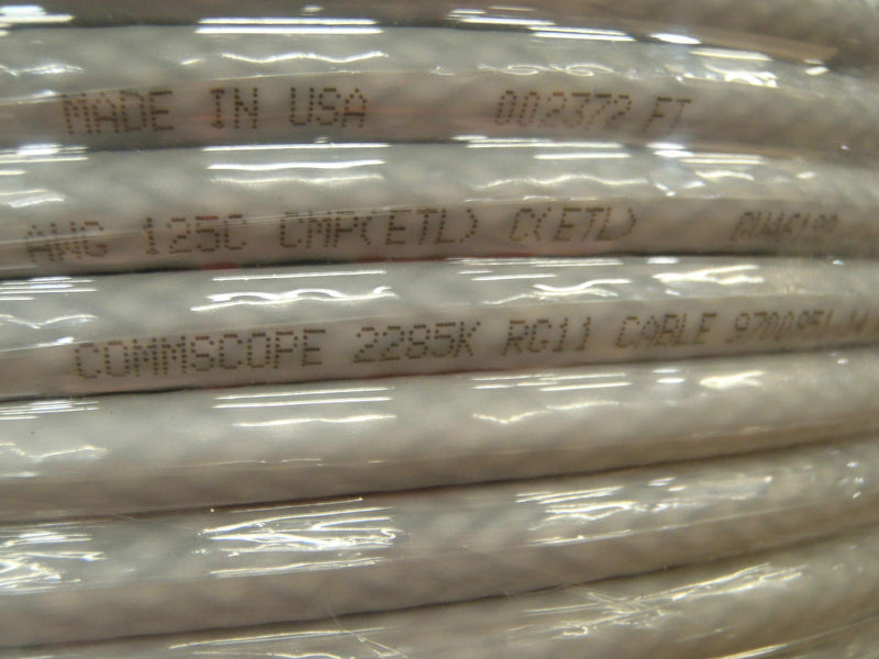 Commscope 2285K RG11 Cable 14AWG 240' foot Spool - Maverick Industrial Sales