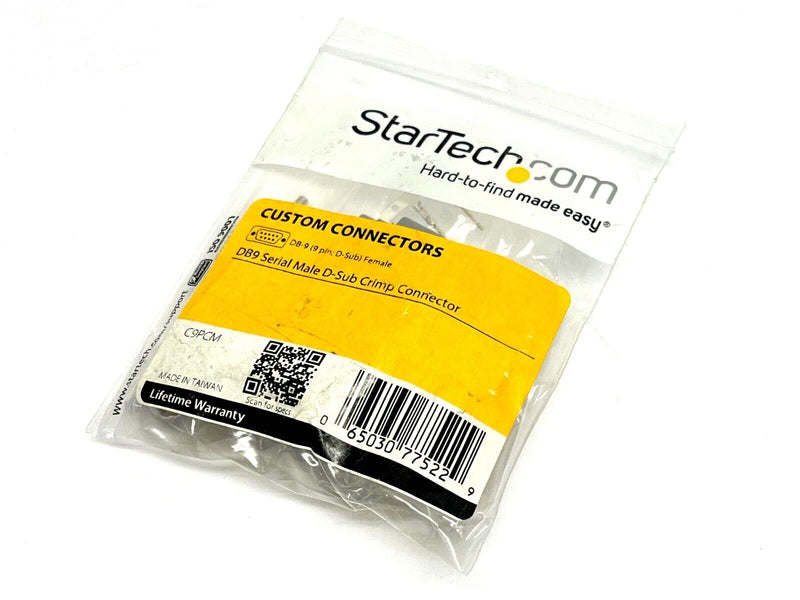 StarTech C9PCM DB9 Serial Male D-Sub Crimp Connector - Maverick Industrial Sales