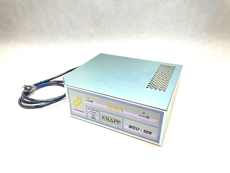 KNAPP MSU-508 Power Supply, 12 / 24VDC Output, 85-265V Input, Lambda 0309-540 - Maverick Industrial Sales