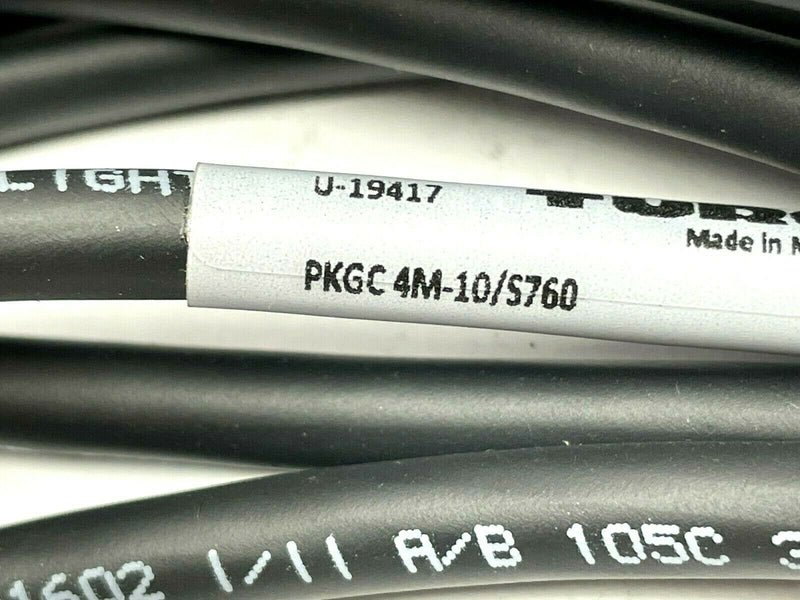 Turck PKGC 4M-10/S760 Sensor Cordset 4m Length - Maverick Industrial Sales