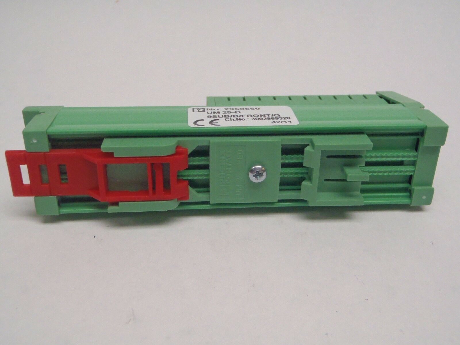 PHOENIX CONTACT 2959560 UM25-D 9SUB/B/FRONT/Q VARIOFACE SLIM LINE 9POS R/ANGLE - Maverick Industrial Sales