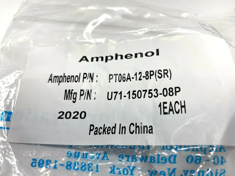 Amphenol PT06A-12-8P(SR) Circular Connector 8 Position Plug Male Pins Solder Cup - Maverick Industrial Sales