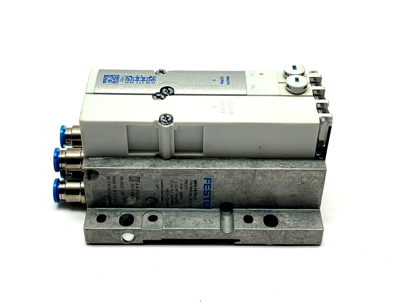 Festo VMPA2-M1H-E-PI Solenoid Valve Manifold Assembly VMPA2-FB-EMG-4 - Maverick Industrial Sales