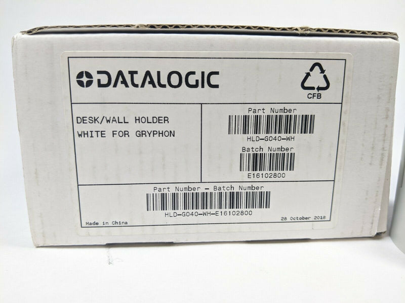 Datalogic HLD-G040-WH Desk/Wall Holder for Gryphon White - Maverick Industrial Sales