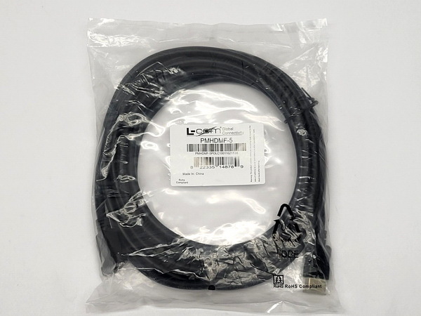 L-Com PMHDMF-5 High Speed HDMI Cable w/ Ethernet - Maverick Industrial Sales