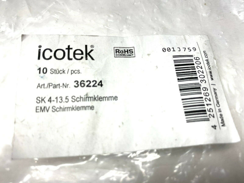 Icotek 36224 Grounding Clamp SK 4-13.5 PACKAGE OF 10 - Maverick Industrial Sales