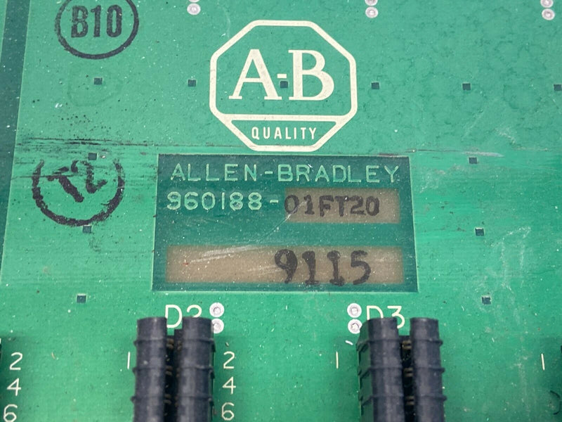 Allen Bradley 960188-01FT20 Backplane Circuit Board for 1771-A2B I/O Chassis - Maverick Industrial Sales