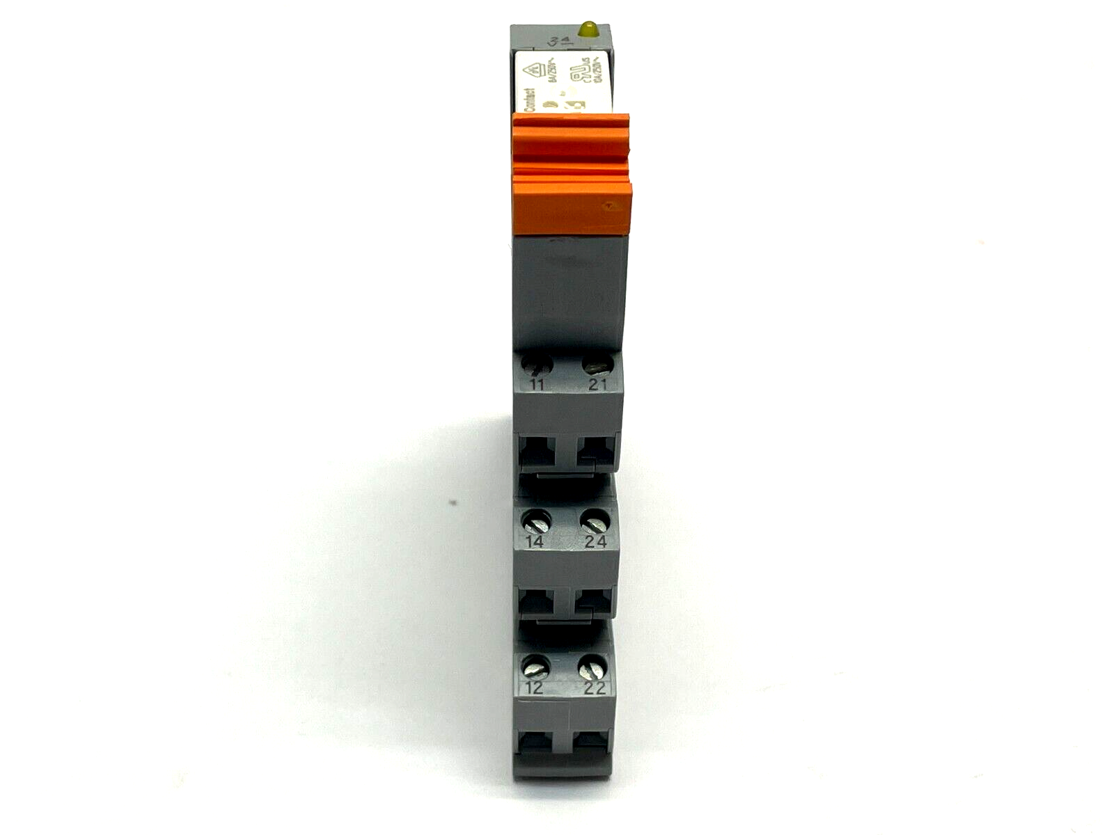 Phoenix Contact PLC-BSC-24DC/21-21 Relay Base 2967015 w/ 2961215 Relay LOT OF 2 - Maverick Industrial Sales