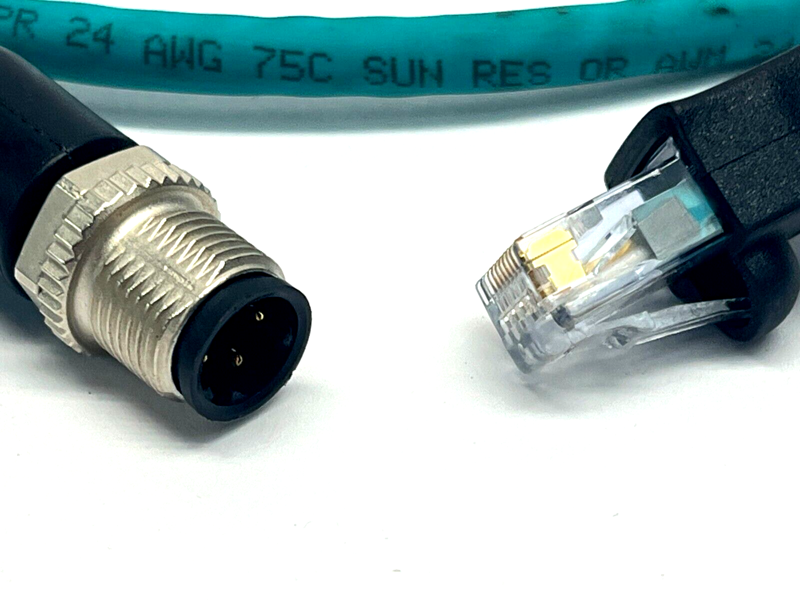 Balluff BCC M414-E894-8G-695-EX64N9-010 Cordset M12 Male to RJ45 Male 1M - Maverick Industrial Sales