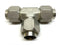 Parker 24 JBTX-SS Triple Lok 37 Degree Flare Tee w/ Nuts and Sleeves 1-1/2" OD - Maverick Industrial Sales