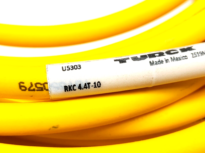 Turck RKC 4.4T-10 Actuator & Sensor Cable M12 4-Pin Female 10m U5303 - Maverick Industrial Sales