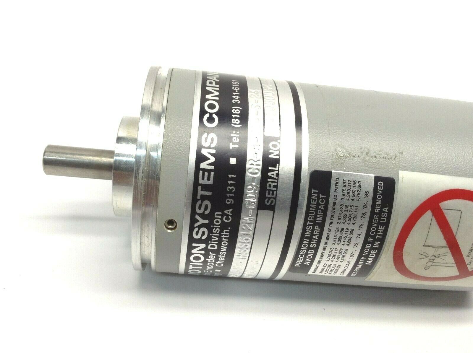 BEI Motion Systems Company M25E-F1-HSS512N-GD9-CR-S-C14-S-24 Encoder - Maverick Industrial Sales