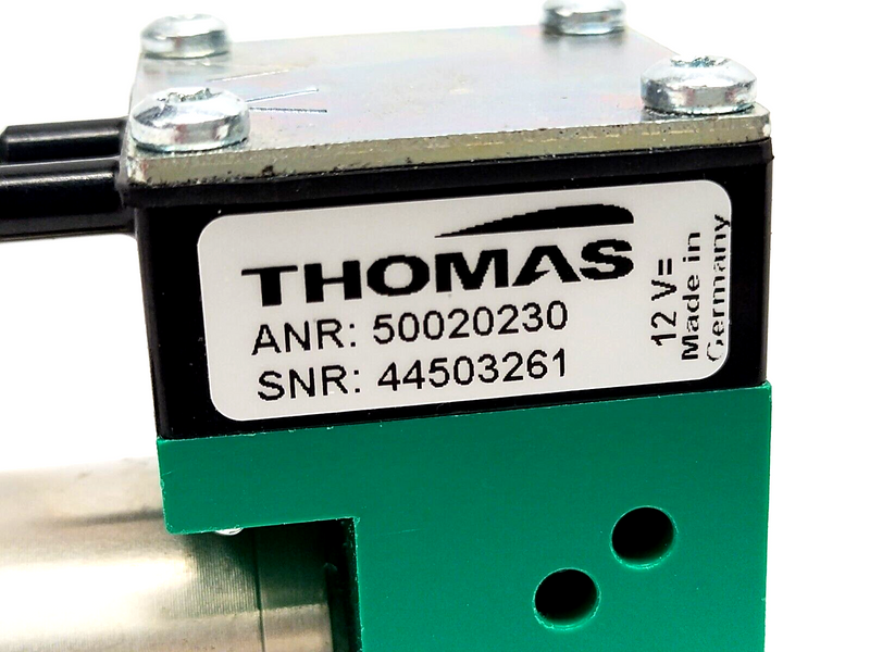 Thomas 50020230 Miniature Vacuum Pump 12V 146305/01 - Maverick Industrial Sales