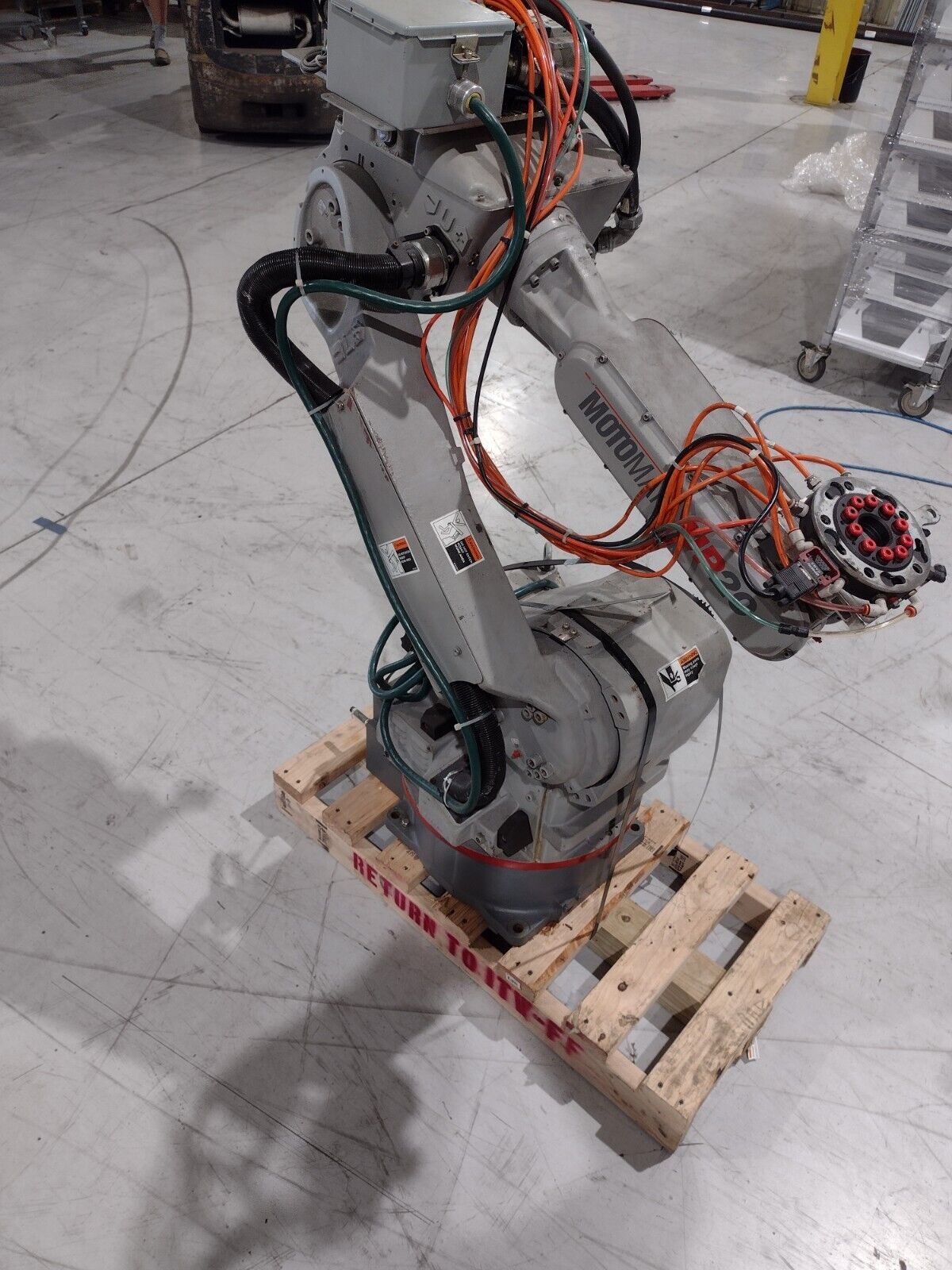 Motoman YR-UP 20-A02 Robotic Arm 20kg Payload S2M773-1-18 UP20 with Tool - Maverick Industrial Sales