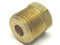 Brass Hex Threaded Reducer 1/2" MNPT 3/8" Female NPT - Maverick Industrial Sales