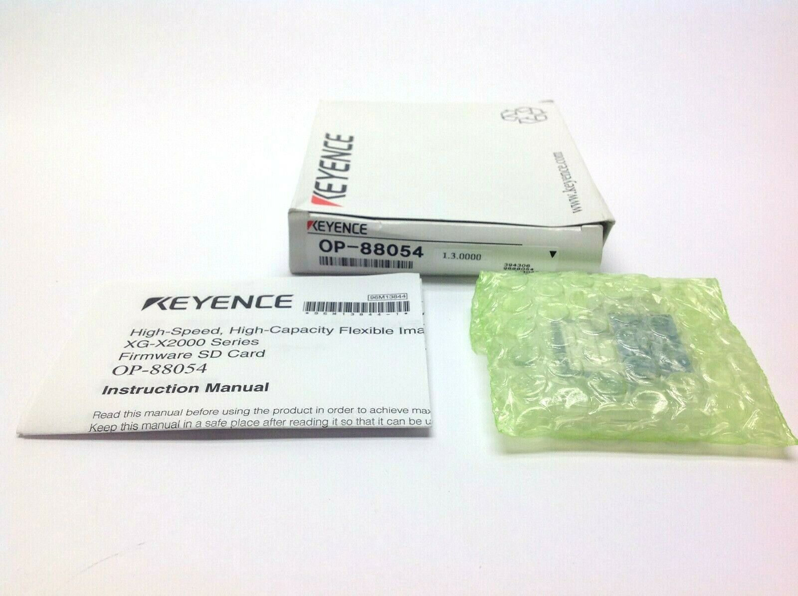 Keyence OP-88054 1.3.0000 SD Card For Firmware XG-X Series - Maverick Industrial Sales