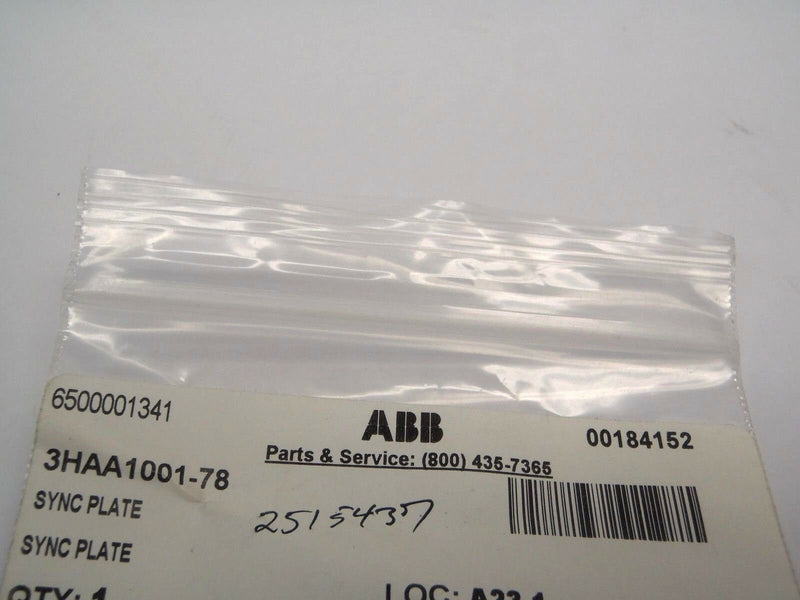 ABB 3HAA1001-78 Axis 6 Sync Plate for IRB 640 Robot - Maverick Industrial Sales