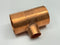 EPC Copper Reducing Tee 2" x 2" x 1" CxCxC WROT 611 - Maverick Industrial Sales
