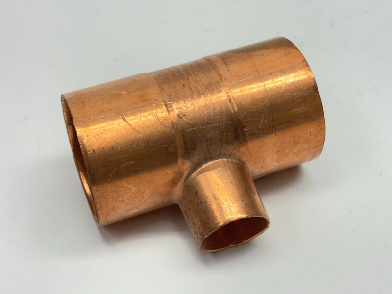 EPC Copper Reducing Tee 2" x 2" x 1" CxCxC WROT 611 - Maverick Industrial Sales