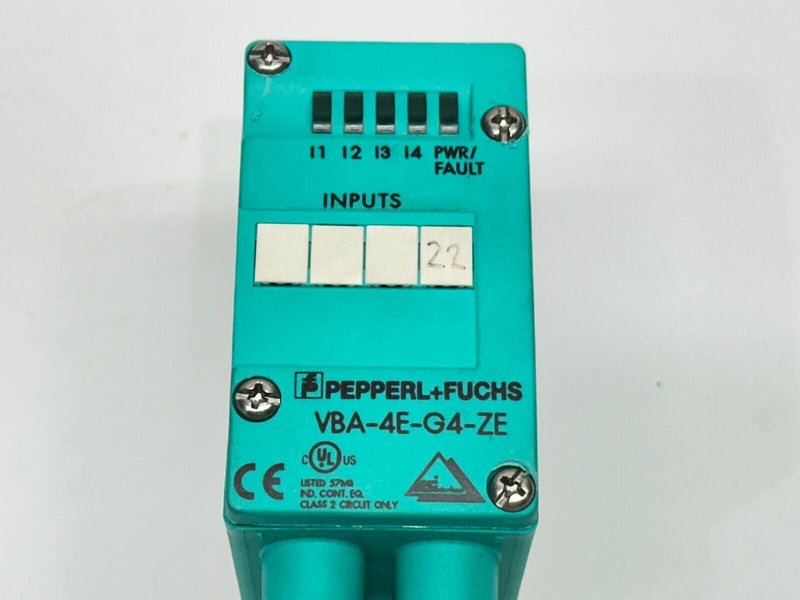 Pepperl+Fuchs VBA-4E-G4-ZE AS-Interface Sensor Module 88124 w/ U-G1F 99334 - Maverick Industrial Sales