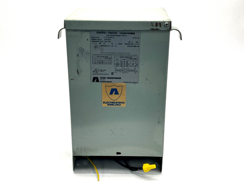 Acme Transformer T-3-53044-S 120-240V 1 Phase 60 Hz 120/240 Secondary SE - Maverick Industrial Sales